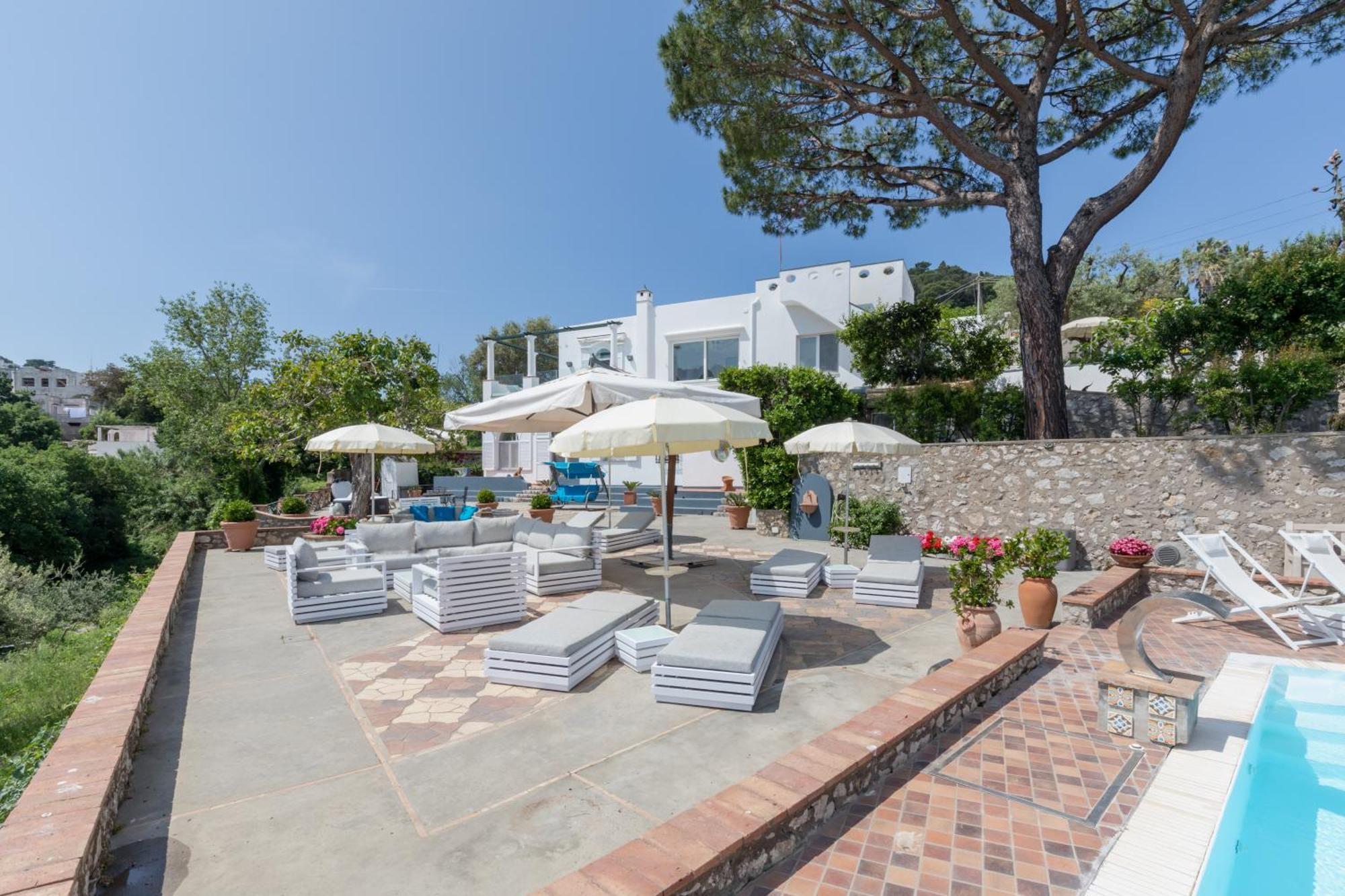 Suite Villa Carolina Капри Экстерьер фото